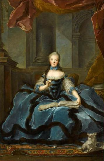 Jjean-Marc nattier Portrait of Marie Adelaide of France China oil painting art
